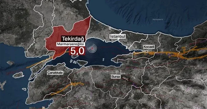 Marmara da meydana gelen deprem korkuttu