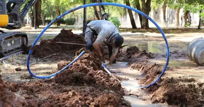 Sur dipleri güzelleştiriliyor