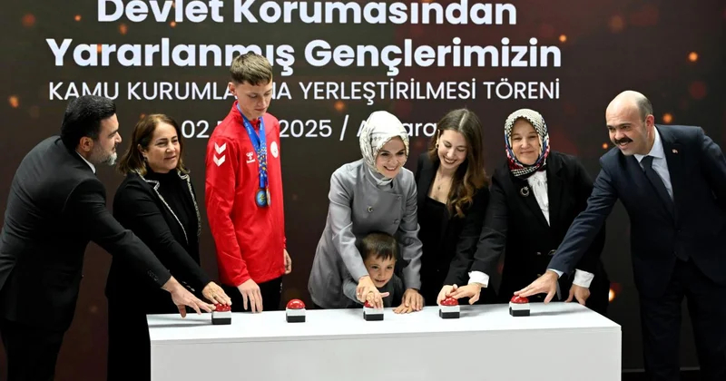 Devlet korumasındaki 742 gencin kamu kurumlarına ataması yapıldı