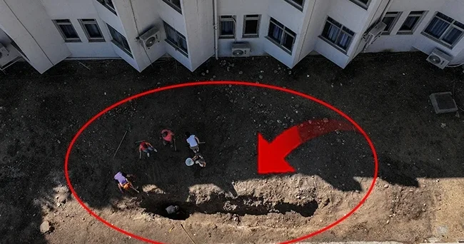 Yıllar önce gömüldüğü yerden çıkarılıyor! Askıya alınıp sergilenecek Amacımız bütün halinde çıkarabilmek