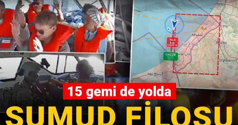 Son dakika 1 gemi ablukayı delerek Gazze kara sularına girdi