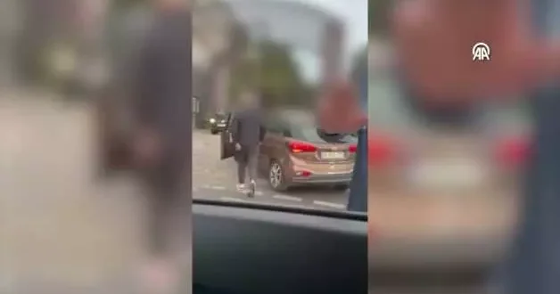 Üsküdar’da tartıştığı sürücünün telefonuna vuran şahsa para cezası
