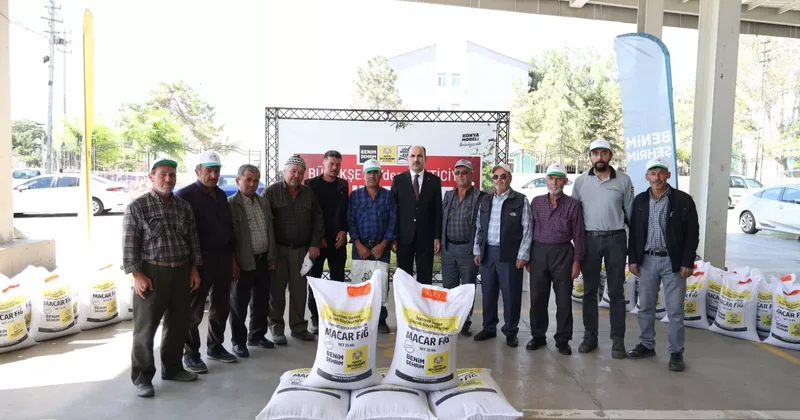 Çiftçiye kuraklığa dayanıklı 80 ton Macar Fiği hibe edildi! Başkan Altay dan açıklama