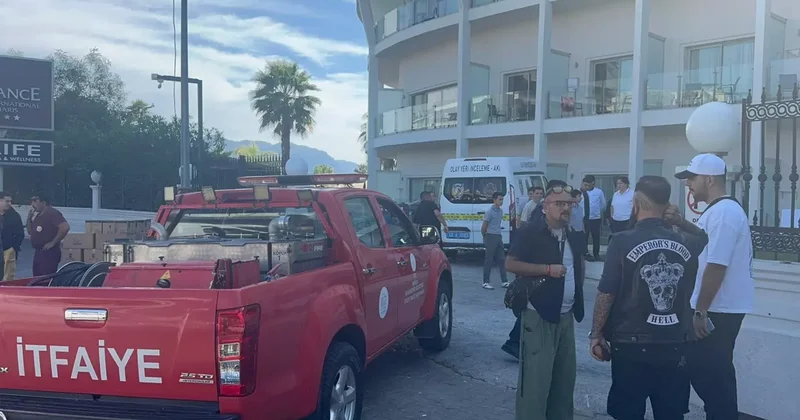 Marmaris’te otelde patlama: Yaralılar var