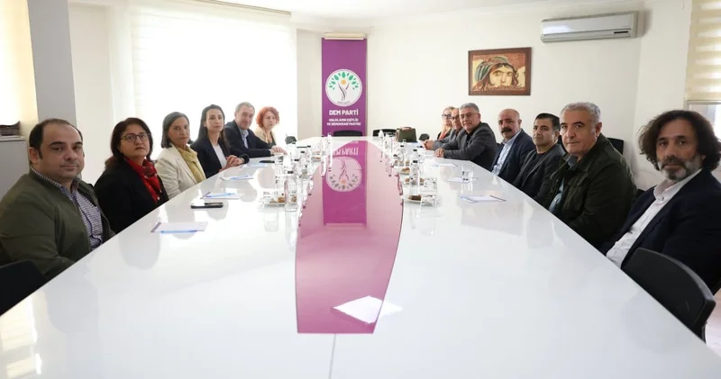 DEM Parti Alevi kurumlarıyla görüştü