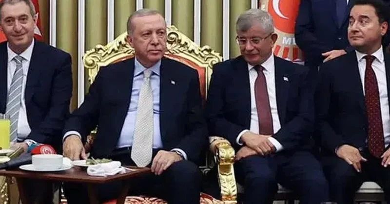 Gelecek Partisi nden Erdoğan Davutoğlu fotoğrafına açıklama Sözcü Gazetesi