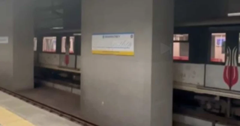 Mahmutbey metrosunda yangın!