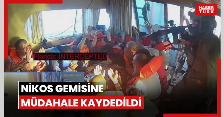 Nikos gemisine müdahale kaydedildi