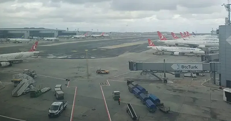 İstanbul Havalimanı nda uçuşlara rüzgar engeli