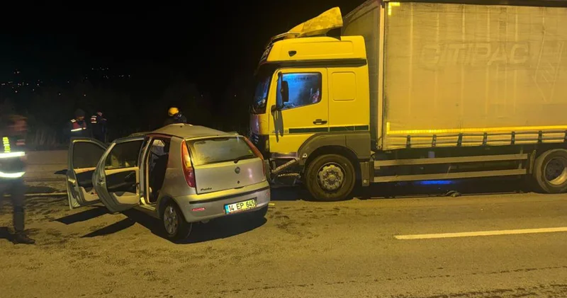 Bolu’da D 100’de feci kaza: 1 ölü