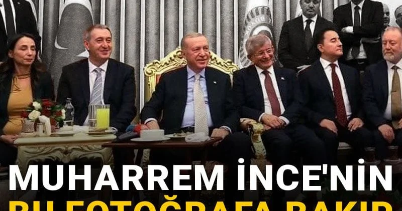 Muharrem İnce nin bu fotoğrafa bakıp Altılı Masa göndermesi olay oldu