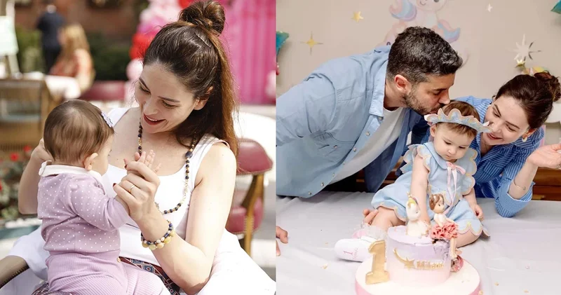 Yıldız Çağrı Atiksoy sosyal medyadan paylaştı! Minik Mira nın fotoğrafı beğeni yağmuruna tutuldu