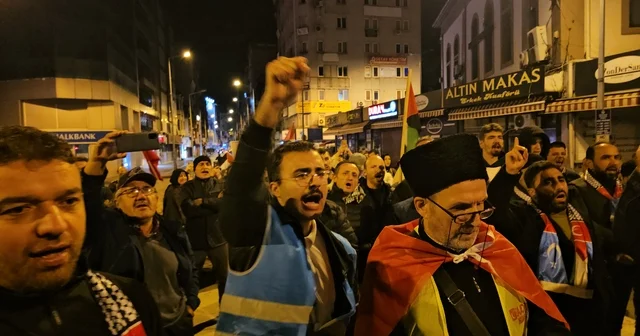 Zonguldak ta İsrail protestosu Zonguldak Haberleri