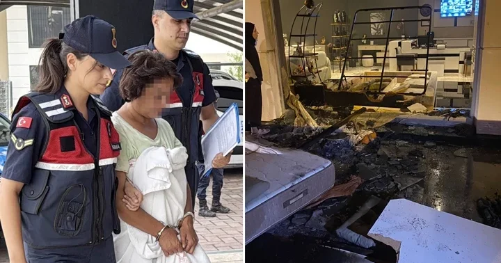 Antalya da iş yeri ve minibüsü kundaklamıştı! Tutuklandı