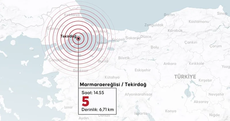 Marmara yı panikleten depremin merkez üssünden açıkladı!