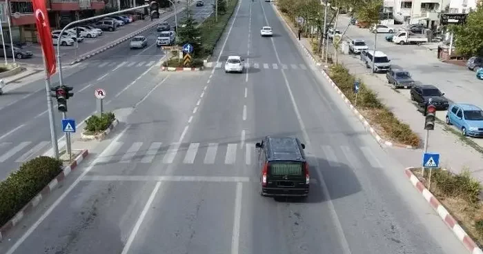 Bilecik’te drone destekli trafik denetimi