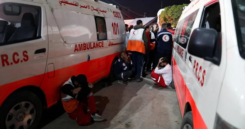 Katil İsrail, Batı Şeria’da sağlık ekibine saldırdı