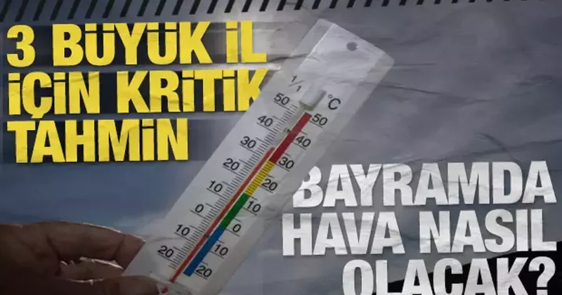 Meteoroloji paylaştı: Kurban Bayramı nda havalar nasıl olacak?