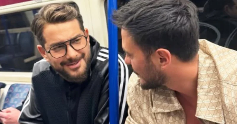 Anıl Altan ve Enis Arıkan, Londra da metroyla Kylie Minogue konserine gitti Magazin haberleri