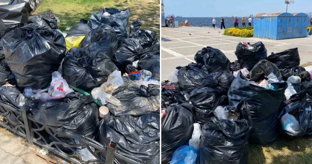 İşçilerin grevi, İzmir in çöp çilesi devam ediyor İzmir Haberleri