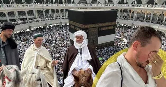 At sırtında 240 gün süren kutsal yolculuk... İspanyol hacılar Mekke ye ulaştı