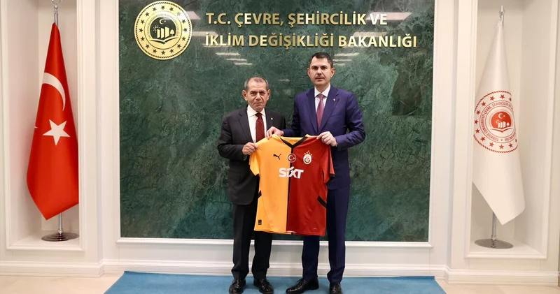 Bakan Murat Kurum, Dursun Özbek i kabul etti Galatasaray Haberleri