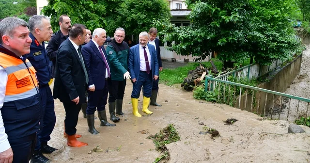 Trabzon da sağanak; 1 kişi kayıp (5) Trabzon Haberleri