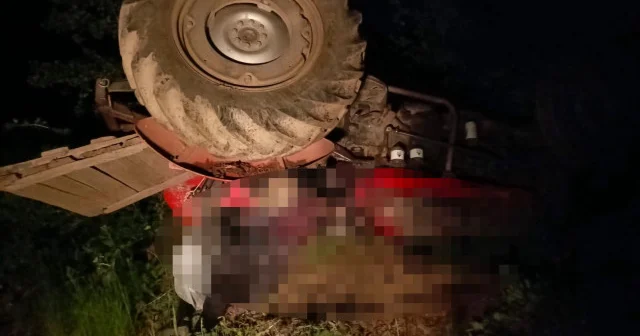 Devrilen traktördeki çift hayatını kaybetti Sivas Haberleri
