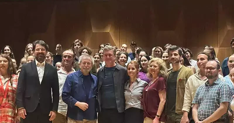Rus koreograf Boris Eifman, sanatçılar ve konservatuvar öğrencileriyle bir araya geldi