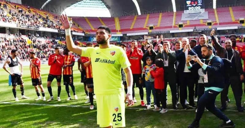Kayserispor da Bilal parlıyor: 10 maçta kalesini gole kapadı