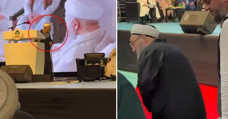 Programa damga vuran an! Cübbeli Ahmet, katılımcılar arasında onu görünce sahneden indi