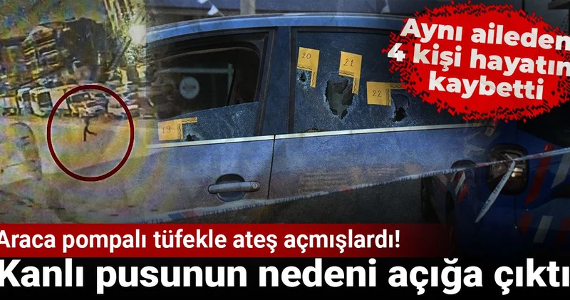 İzmir de araca pompalı tüfekle ateş açmışlardı! Kanlı pusunun nedeni açığa çıktı