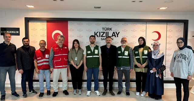 Samsun da Yeşilaydan Kızılaya ziyaret Samsun Haberleri