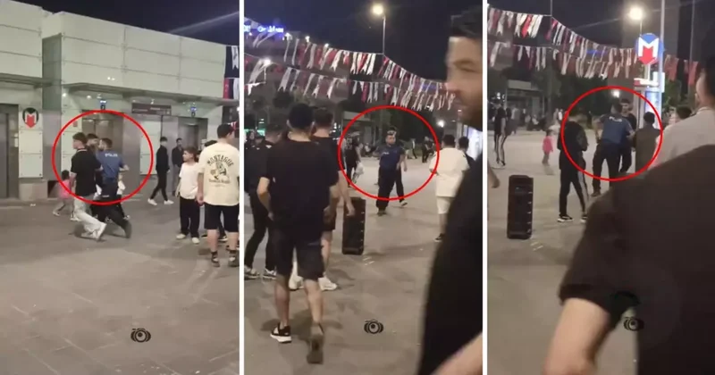 Gerçek polisleri rahatsız eden görüntü