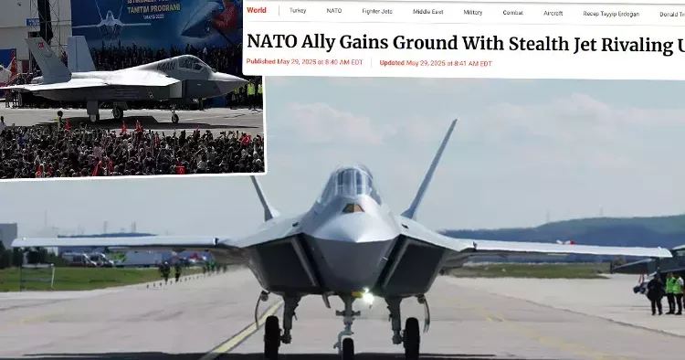 Yerli ve milli uçak KAAN ABD basınının gündeminde: F 35 e rakip hayalet jet... Küresel savunma dinamiklerini değiştirebilir