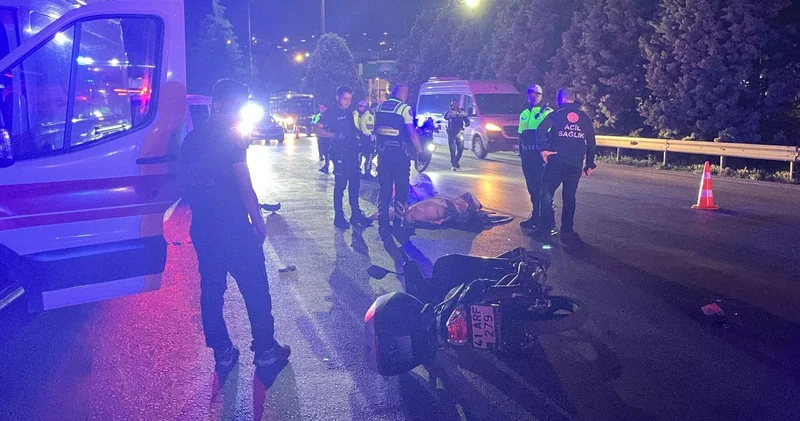 Kocaeli de TIR la çarpışan motosikletli öldü
