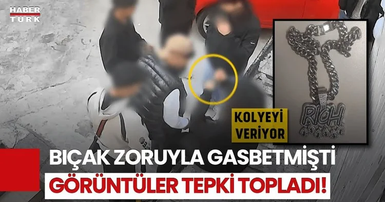 Görüntüler Sosyal Medyayı Ayağa Kaldırdı: Bıçakla Kolye Gasp Etti, Silahla Poz Verdi
