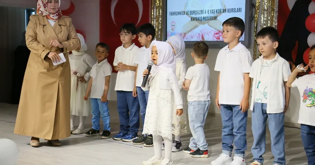 Gemerek te 4 6 yaş Kur an kursu öğrencilerine yönelik mezuniyet töreni düzenlendi Sivas Haberleri