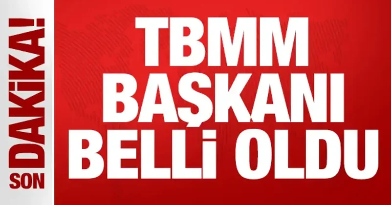 Son dakika: TBMM Başkanı yeniden Numan Kurtulmuş seçildi