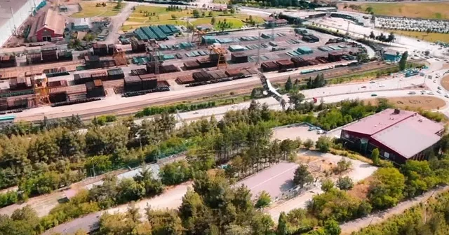 Gökyüzünde süzülen leylek dron kamerasında Karabük Haberleri