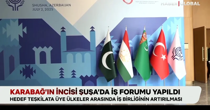 Karabağ ın incisi Şuşa daki İş Forumu na yoğun ilgi