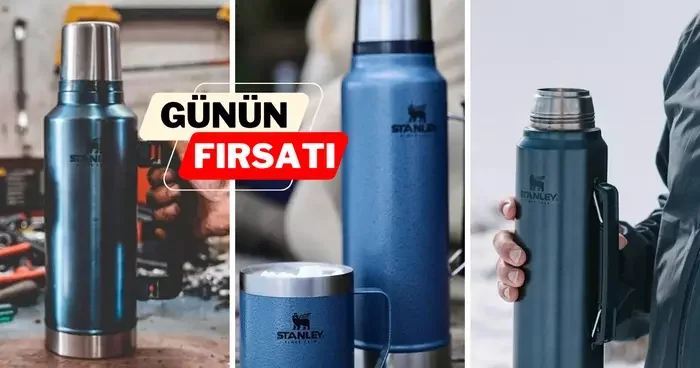 Satış rekorları kıran Stanley Klasik Vakumlu Çelik Termos indirimde