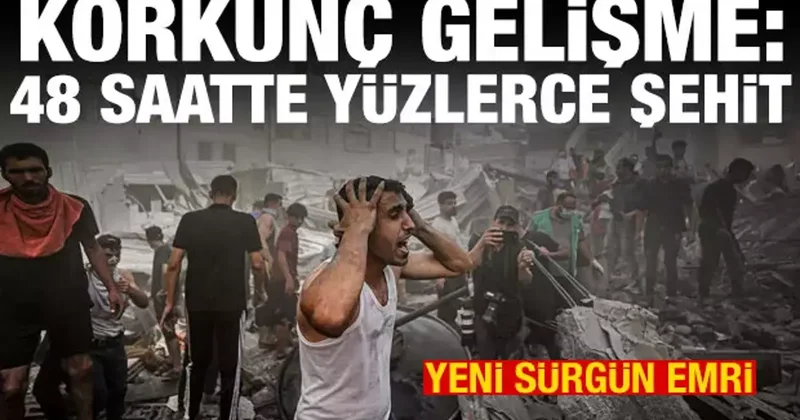 İsrail den 48 saatte 26 katliam! Yüzlerce şehit var