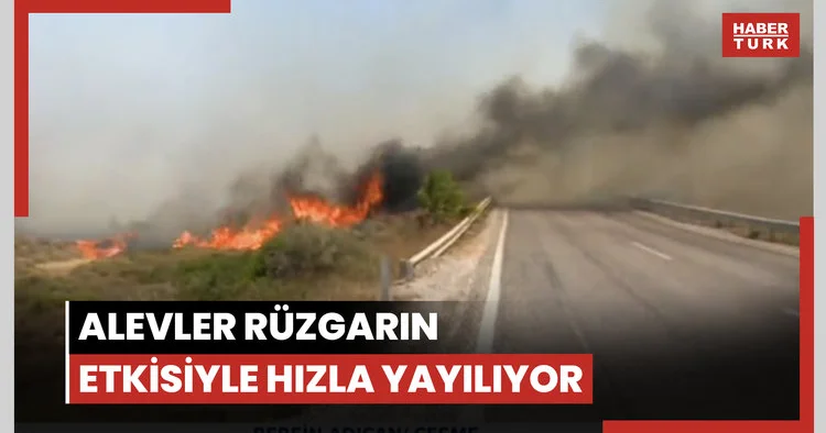 Canlı yayında otoyolu alevler sardı!