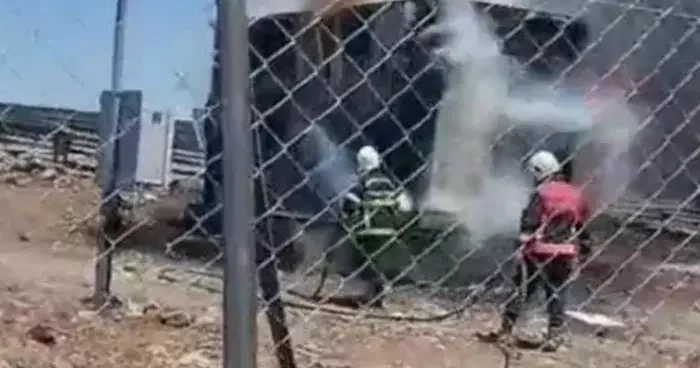 Viranşehir’de trafo alev alev yandı