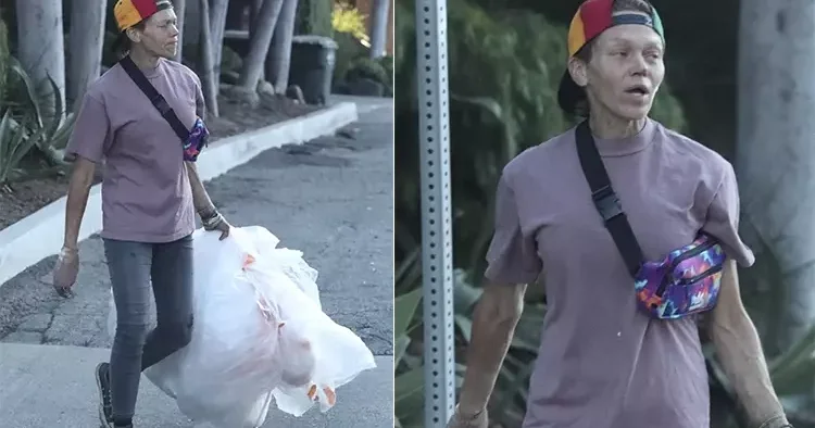 Bir zamanlar ünü, parası ve mutlu bir evliliği vardı… Işıltılı hayatı acı şekilde sona erdi… Evsiz kalan ünlü model çöpten eşya toplayarak yaşıyor…
