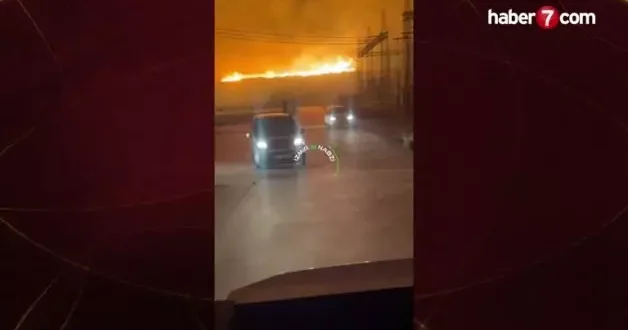 Çeşme alevlere teslim!