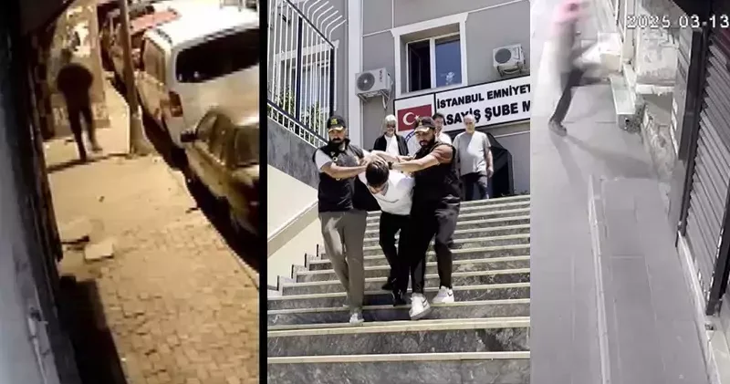 Güngören de tartıştığı kişiyi silahla vurup öldüren şüpheli saklandığı bavulda bulundu
