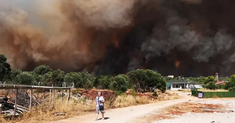 Yangın bölgelerinde hava kirliliği 20 kata çıkıyor