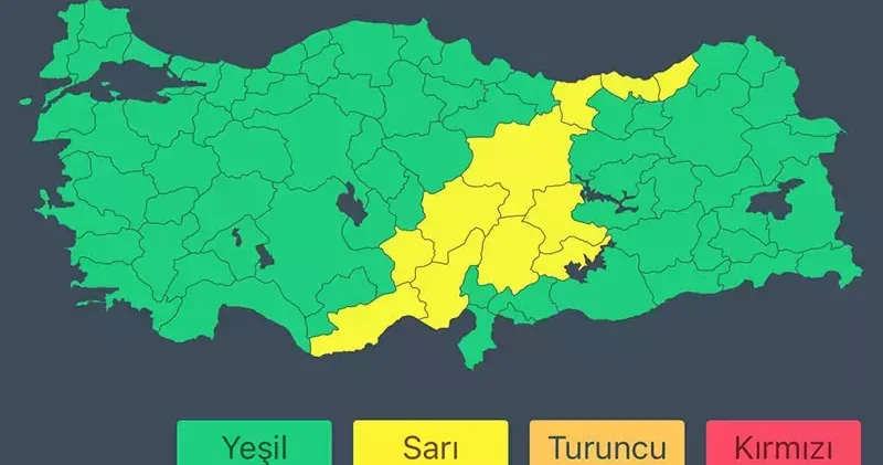 İçişleri Bakanlığı ndan sağanak ve fırtına uyarısı